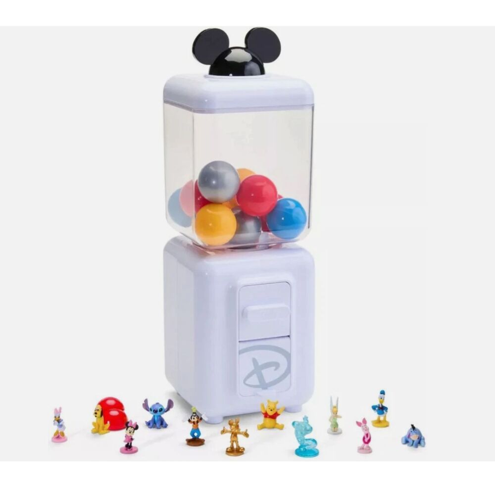 NEW - FAO Schwarz Disney Figure Vending Machine 12 Figures Rare Collectible